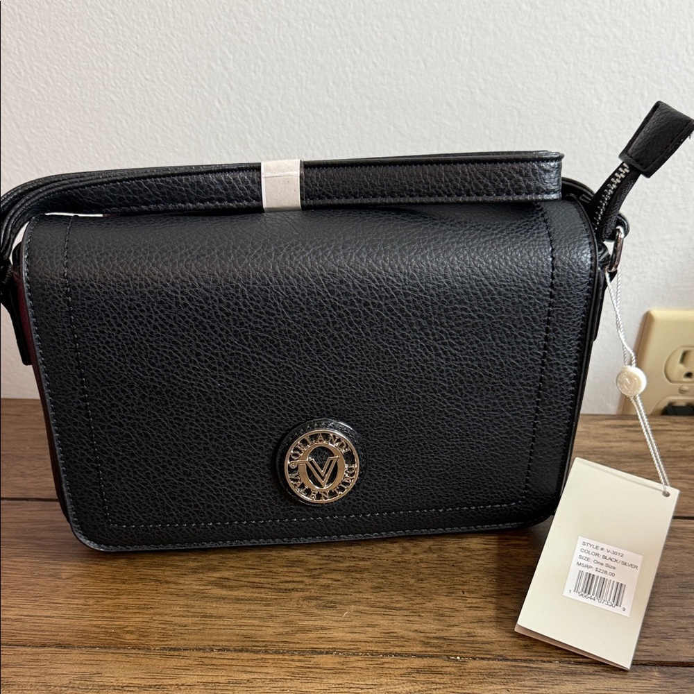 Valentino Orlandi Black Crossbody Bag